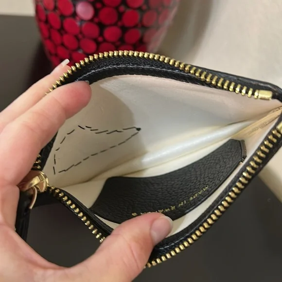 Kate Spade On Purpose Small Leather Zipped Wristlet - Embroidered Chili Pepper - Picture 8 of 16